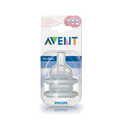 Cumlík airflex silikónový - 2 ks variabilný, avent