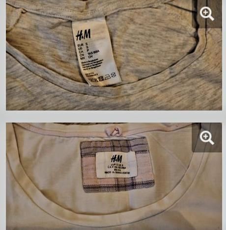 2x vrchny pyzamovy diel h&m velk.s, h&m,s