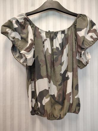 Dámsky maskáčový top, terranova, s, terranova,s