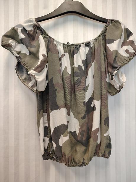 Dámsky maskáčový top, terranova, s, terranova,s