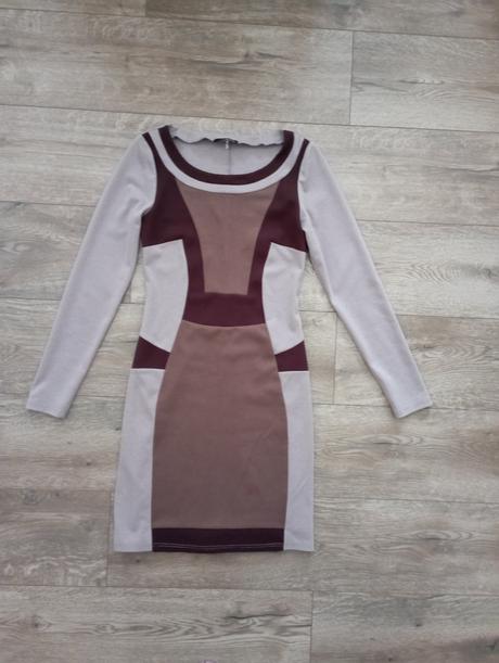 Šaty hnedých odtieňov, xs