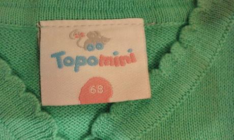 Zelený set - súprava diečenské oblečenie, topomini,68