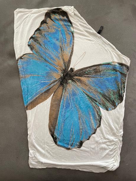 Tričko s motýlom, amisu,xs