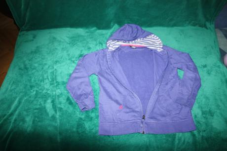 Fialova mikina 146/152, reflex,146