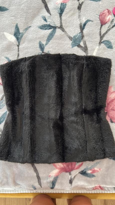 Kozusinkovy korzet top, zara,m