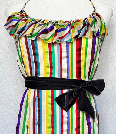 Značkové hodvábne šaty na leto, s