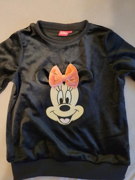 Disney mikina-minie-veľ.134-ako nová, disney,134