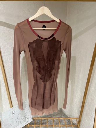 Hodvabny top nolita, xs