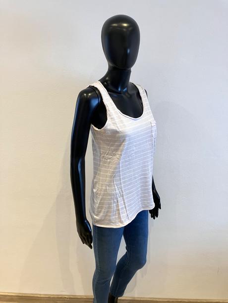 Ružovo-biele pásikavé tričko iwie (m), m