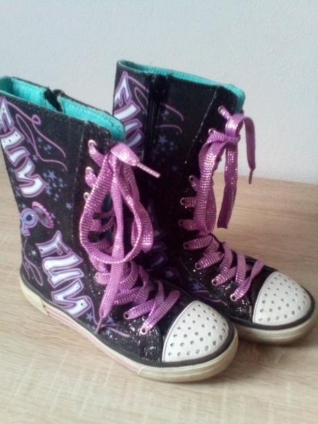 Vysoké tenisky,blikacie, 34