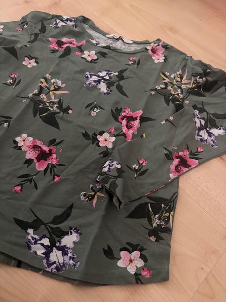 Tričko kvetinky 12-14 rokov, h&m,158