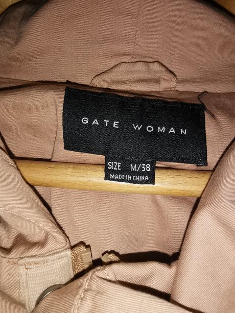 Béžová prechodna dámska vetrovka, gate,38