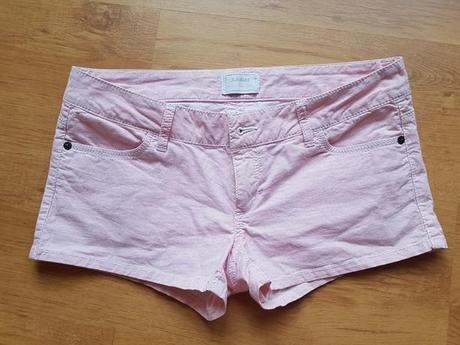Ružové mini kraťasy, xs