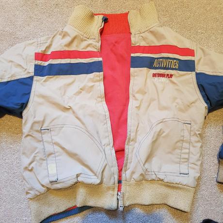 Obojstranná bunda veľ.122-128, 122