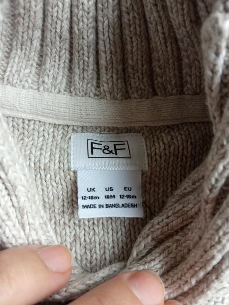 Svetrík pletený, f&f,86