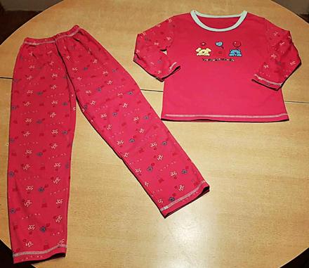 Predám dievčenské pyžamko na 6-8rokov, 122