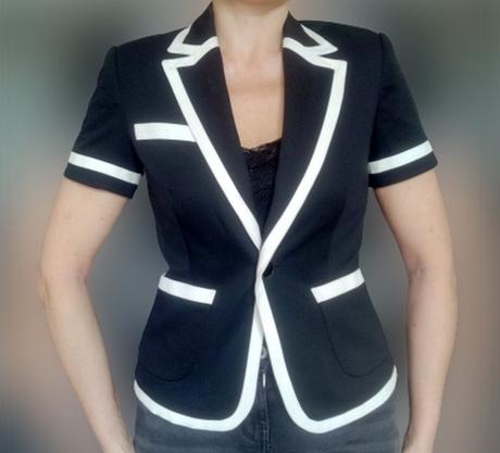 Sako elegantné s krátkymi rukávmi, 36
