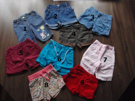 4x krátke nohavice 1-2 roky, next,92