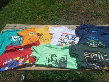 Veľký balík oblečenia 122/128, 122–134