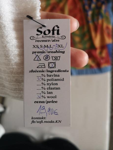 Teplé elastické šaty, m