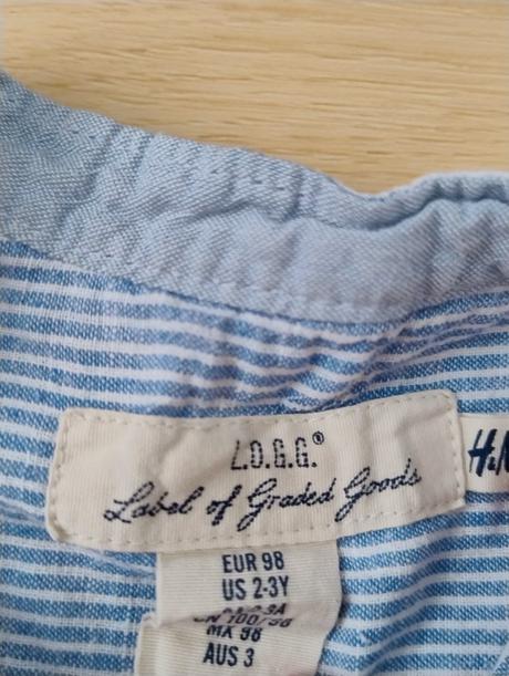 Ľanová košela, h&m,98