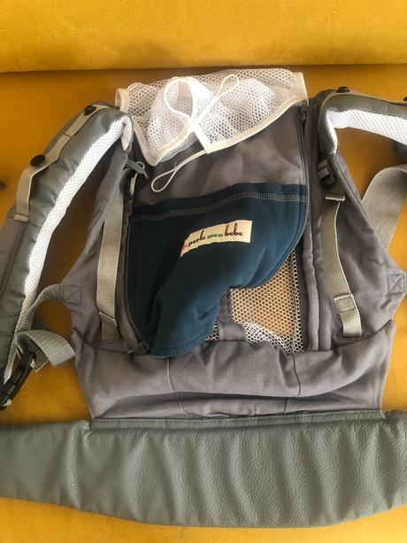 Ergonomický nosič jpmbb elephant peacock blue s ek, jpmb