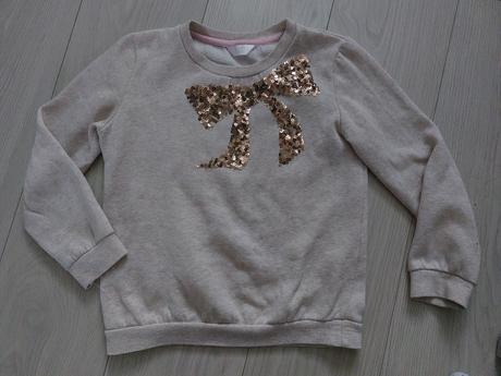 Pulover s flitrami, tesco,140