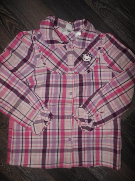 Košieľka hello kitty 5/6 rokov, h&m,116
