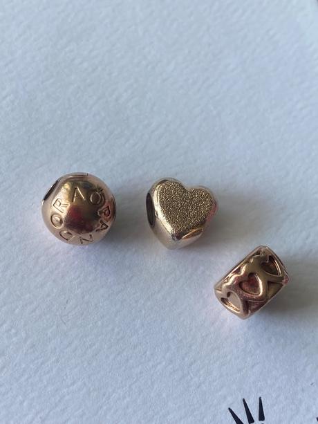 Pandora rosegold koralky, pandora