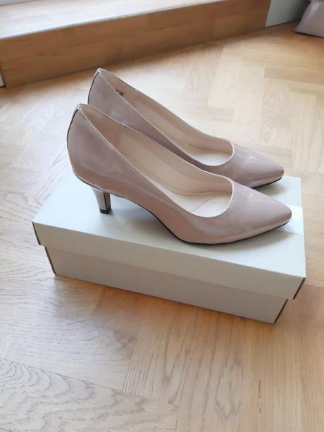 Kožené lodičky clarks 35 1/2, clarks,35