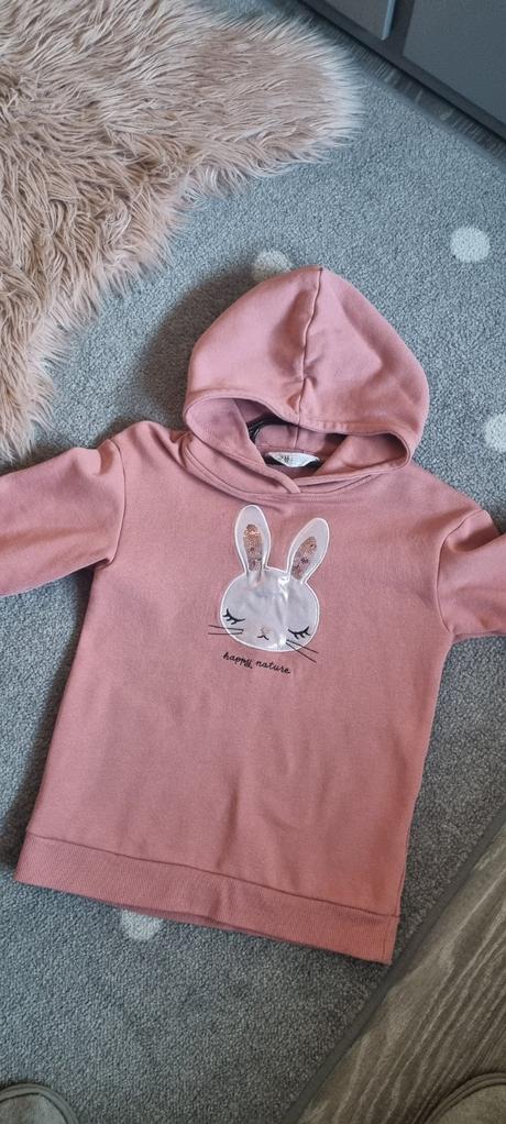 Mikina so zajkom, h&m,110