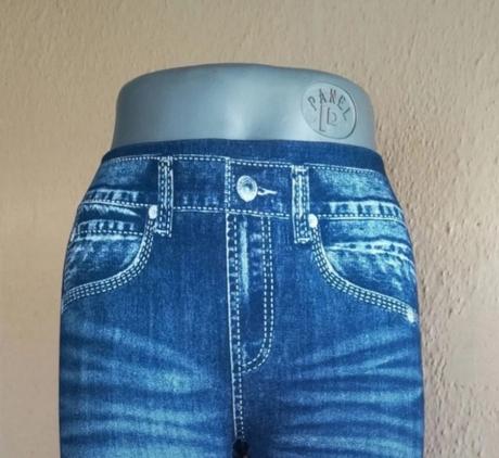 Legíny džínsový vzhľad, s/m, m / s