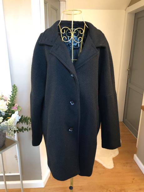 Flame čierny kabát, m