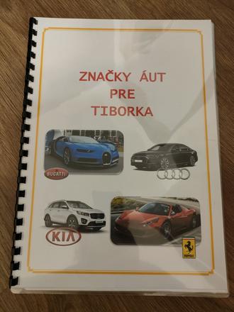 Pracovný zošit - značky áut, 