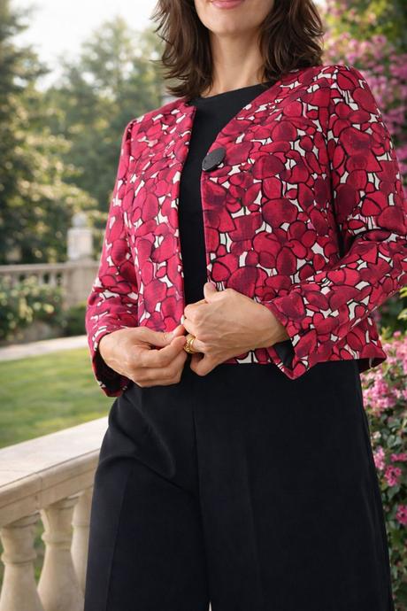 Bordové sako liz clairbone, 36