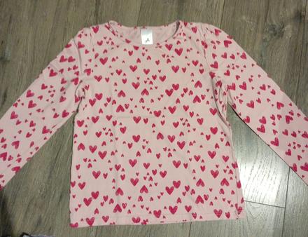 Tričko srdiečka, palomino,140
