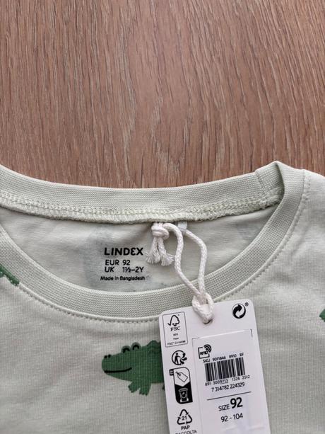 Lindex tričko krokodíly, lindex,92 / 98