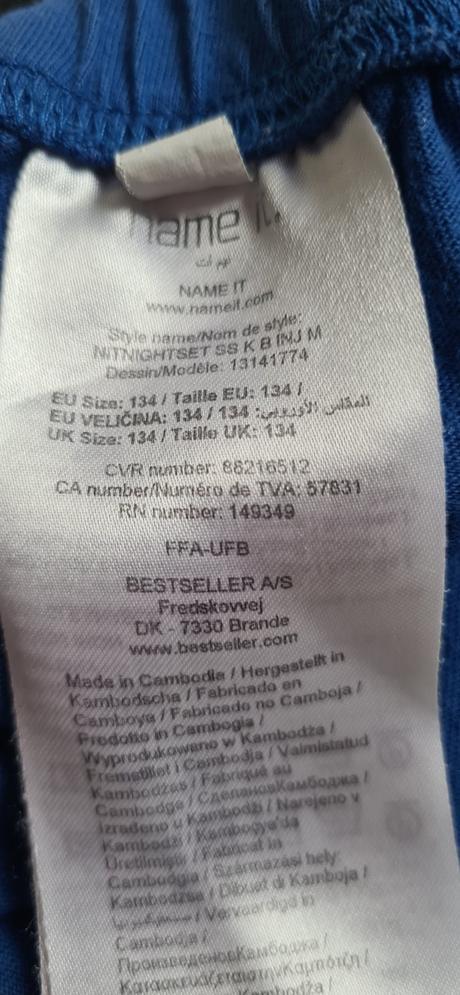 Letné pyžamo pre chlapca, name it,128
