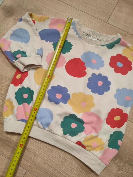 Dievčenská mikina lindex kvety, veľ. 98, lindex,98