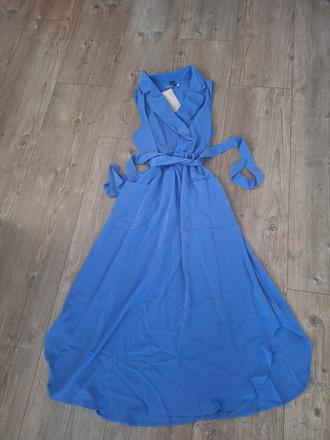 Modre saty s vreckami, l / m