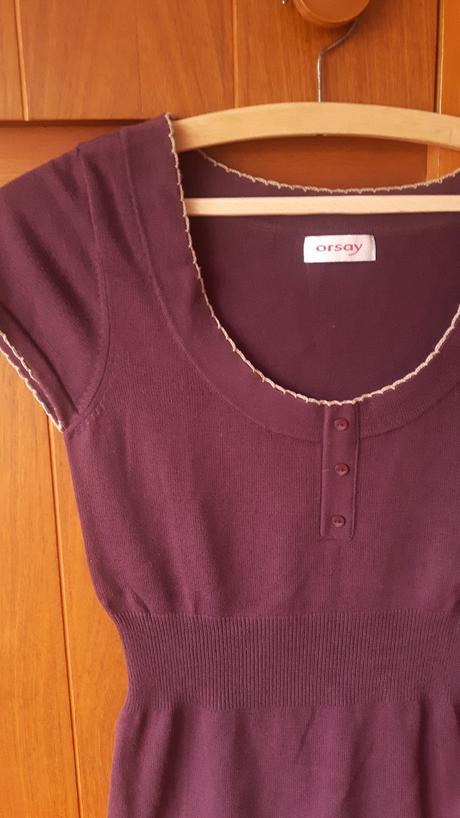 Bavlnený pulóver s krátkym rukávom, orsay,s