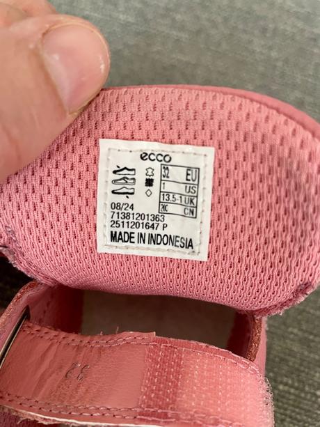 Ecco dievčenské kožené topánky, ecco,32