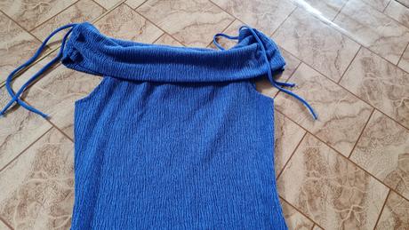 Modré šaty, mango,s