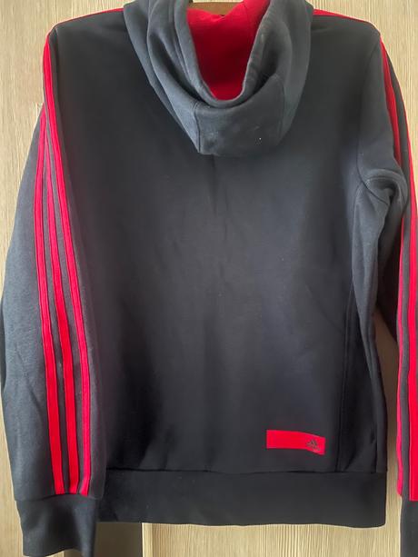 Tmavo modrá mikina, adidas,m