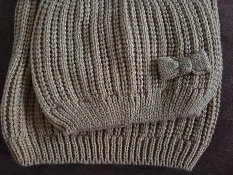 Set ciapka rukavice 110/128, h&m,110