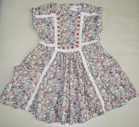 104/110 next kvietkovane saty,4-5 r., next,110