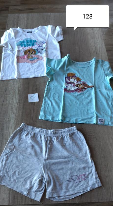 Krátke pyžamo labkova patrola, disney,128
