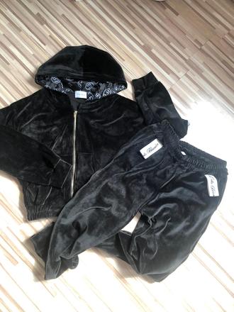 Lola bianca štýlová uni velurova suprava, 