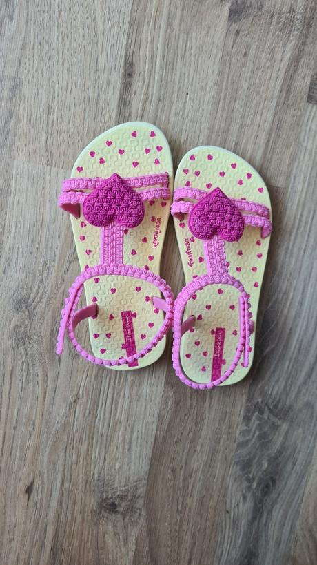 Plážové sandále ružové dievčenské ipanema 25/26, 25