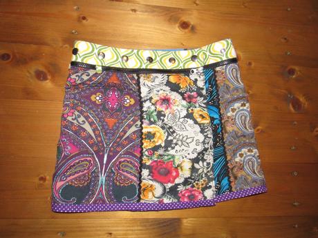 Obojstranná zavinovacia sukňa, xs